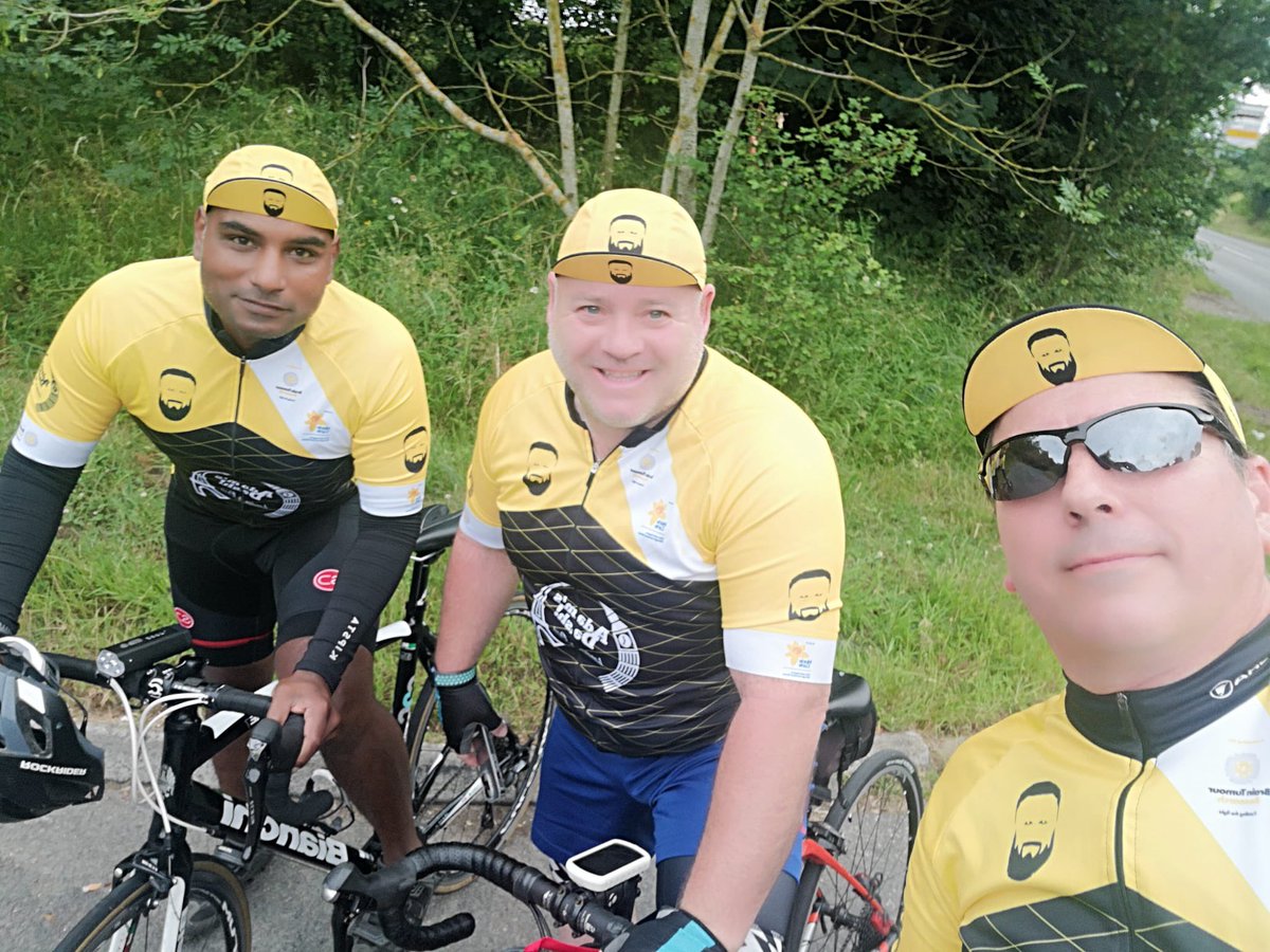 AdamsDash1's tweet photo. Today’s the start of Le Tour de France &amp; Team Adam will be in Paris to see the end of the race having cycled from London to see them finish. Watch out - Team Adam have given the professionals a 3 week head start!! 

Heres pics of the Gareth, Martin &amp; Dolan from their ride today! https://t.co/1ySbuzRlrs