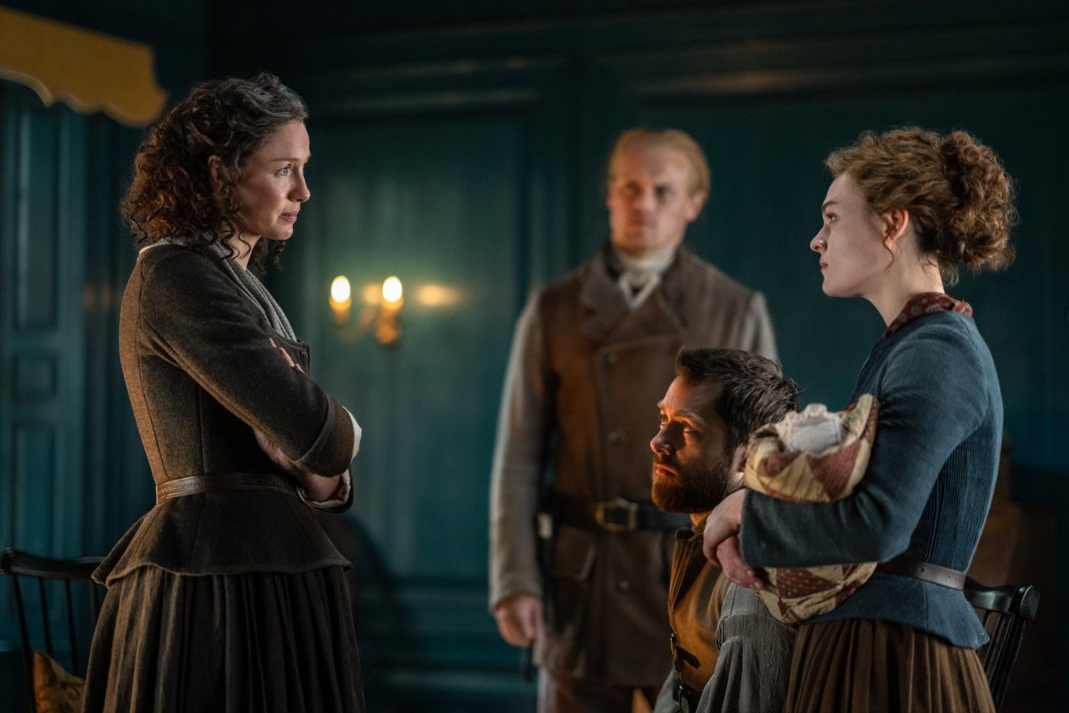 CaitrionaFan's tweet photo. Probably tweeting into the void, but...

Outlander 7x02 &amp; 7x03 Stills
🔗 https://t.co/p2zAJYKqle
🔗 https://t.co/RllQFw02Al

Screencaps to come either later tonight or tomorrow. 

Big thanks to @FFASiteTweets https://t.co/SOgQWQhUmQ