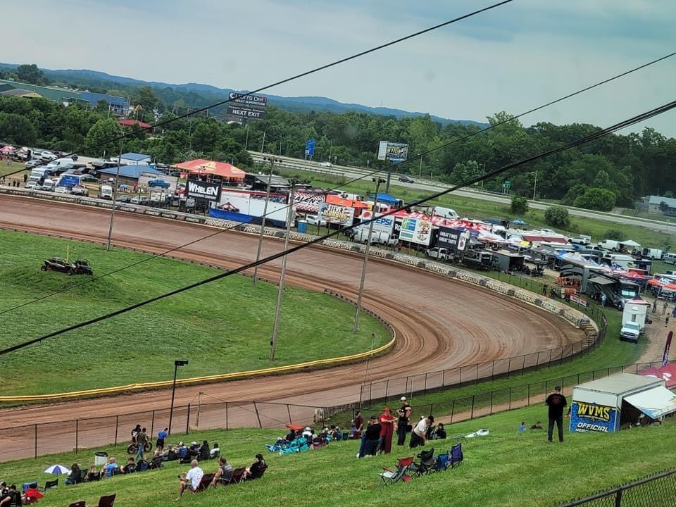 Gates Are Now Open!! 
Clearing skies continue to give the green flag for tonight's action at West Virginia Motor Speedway! 

 The weather forecast looks good, and the American Flat Track Series is ready to go pit side for the All-Seasons Powersports "West Virginia Half-Mile"!