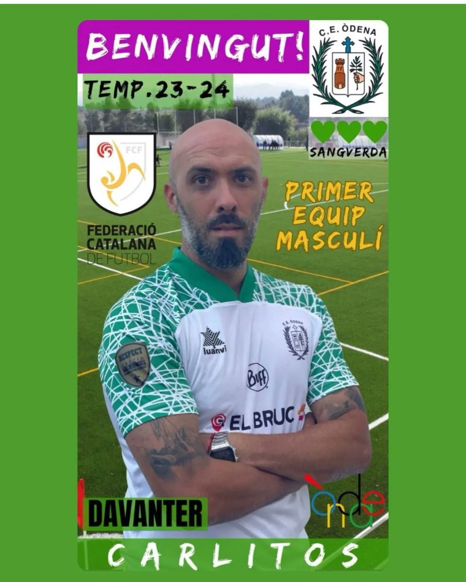 Karlitosbrownn's tweet photo. Este año me uno a un proyecto con mucha ilusión con muchas ganas y sobre todo donde detrás están trabajando muy duro para que se pueda lograr el objetivo que esta marcado, trabajaremos humildemente para no defraudar a nuestra gente jugaré en el CE.ODENA 💚🤍 https://t.co/NlIH3YoPMu
