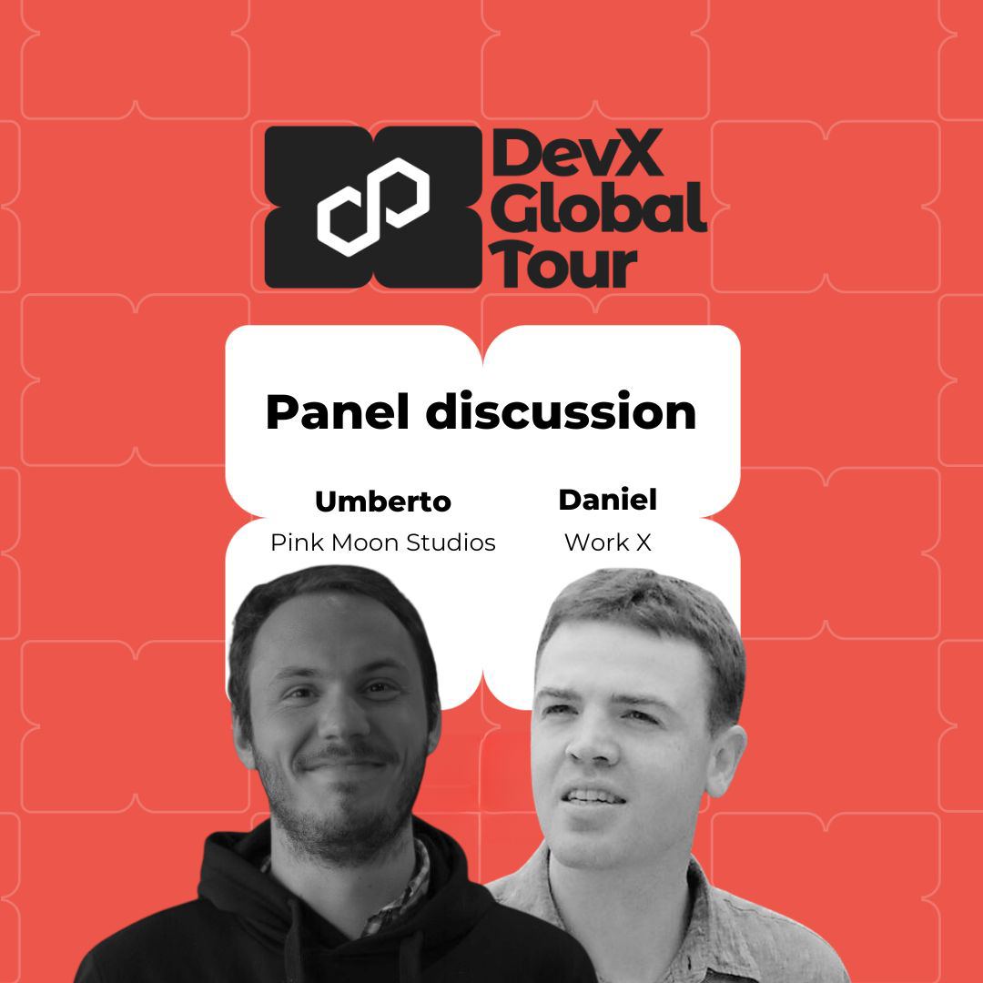 Polygon Guild Amsterdam (@polygonadam) on Twitter photo 👩🏫Our Panel Discussion:
Building in Bear Market - Lessons Learned from Founders 🇳🇱
👇
<a href="/daniel_de_witte/">Daniel de Witte</a> CTO at <a href="/WorkX_official/">Work X</a>
&
@umbertocanessa CEO at <a href="/KryptomonTeam/">KMON | MMORPG</a>
📅 THU | 6.7.2023 | 16:30
RSVP NOW 👇
eventbrite.com/e/polygon-guil…
#DevXGlobalTour <a href="/0xPolygonDevs/">0xPolygonDevs</a> #polygon 👩🏫Our Panel Discussion:
Building in Bear Market - Lessons Learned from Founders 🇳🇱
👇
<a href="/daniel_de_witte/">Daniel de Witte</a> CTO at <a href="/WorkX_official/">Work X</a>
&
@umbertocanessa CEO at <a href="/KryptomonTeam/">KMON | MMORPG</a>
📅 THU | 6.7.2023 | 16:30
RSVP NOW 👇
eventbrite.com/e/polygon-guil…
#DevXGlobalTour <a href="/0xPolygonDevs/">0xPolygonDevs</a> #polygon