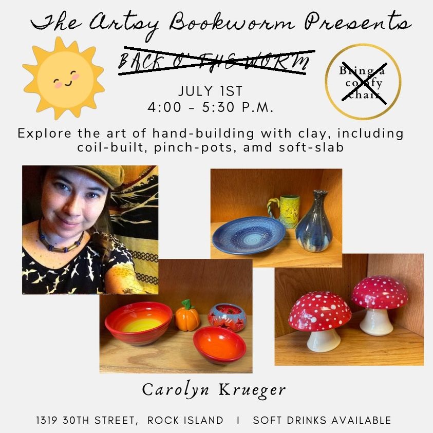 bookwormqc's tweet photo. Carolyn Krueger &amp; Tara Malnar at 4:00 today - https://t.co/oajCfkEBkd https://t.co/mPcQMEeo71