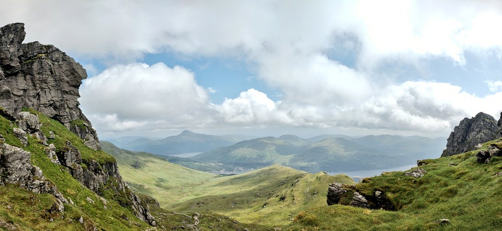 Breathtaking (quite literally!) views from the top of The Cobbler 😮😍😍😍 #Scotland