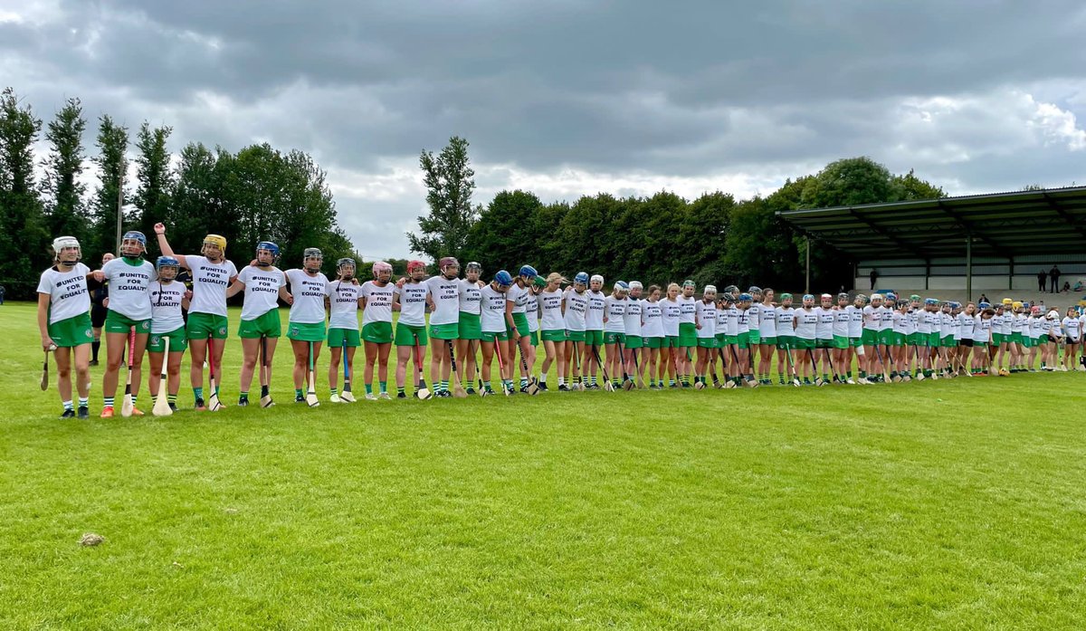 LimCamogie's tweet image. 🔒Our Senior team secured their Senior All Ireland Championship status for 2024 today after a serious performance against Offaly today!
As they strive to get the best on the field, they are also striving to get the best off the field.
#UnityForEquality @gaelicplayers