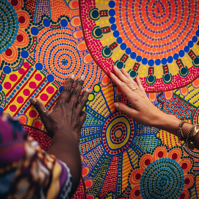 Adding a pop of colour to your feed, courtesy of Laarri Gallery 🎨  You'll find this hidden gem nestled<a href="/tag/seeaustralia"class="tags"><span>#seeaustralia</span></a><a href="/tag/comeandsaygday"class="tags"><span>#comeandsaygday</span></a><a href="/tag/hallsgap"class="tags"><span>#hallsgap</span></a><a href="/tag/fitzroycrossing"class="tags"><span>#fitzroycrossing</span></a>