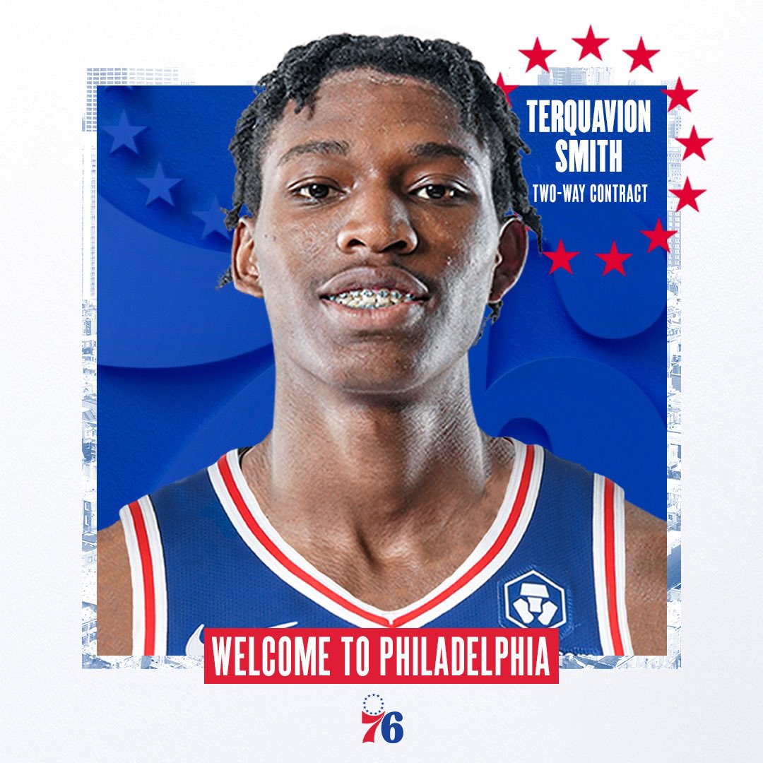 RT @sixers: welcome to Philly, Terquavion Smith! https://t.co/y4fY503DWb