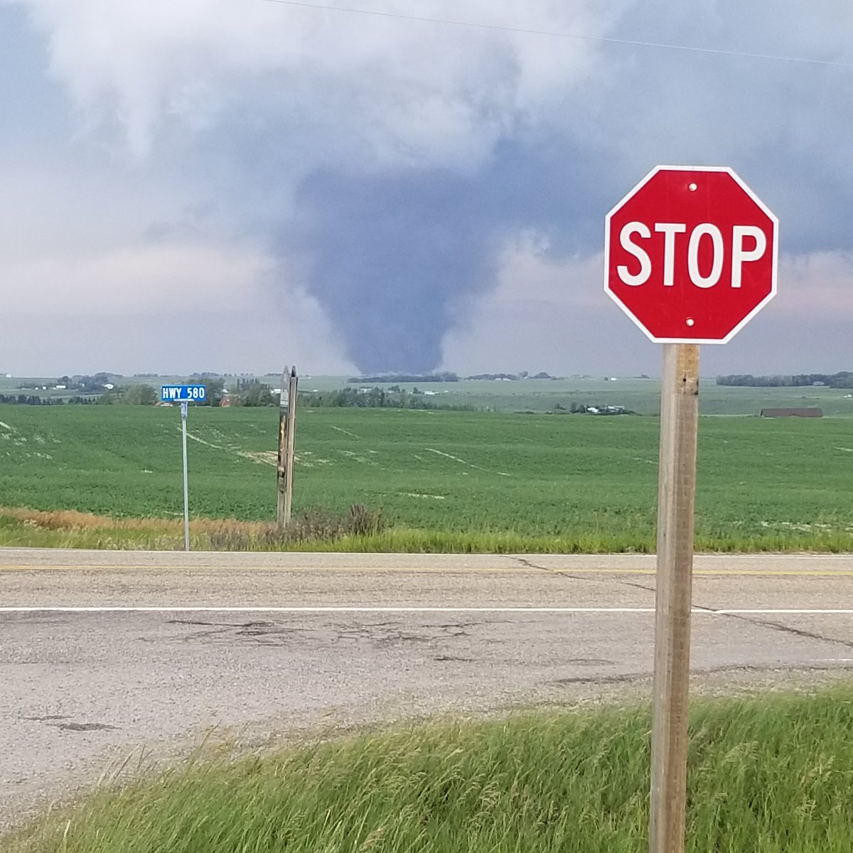 From hwy 580 and range road 20 #abstorm #abwx