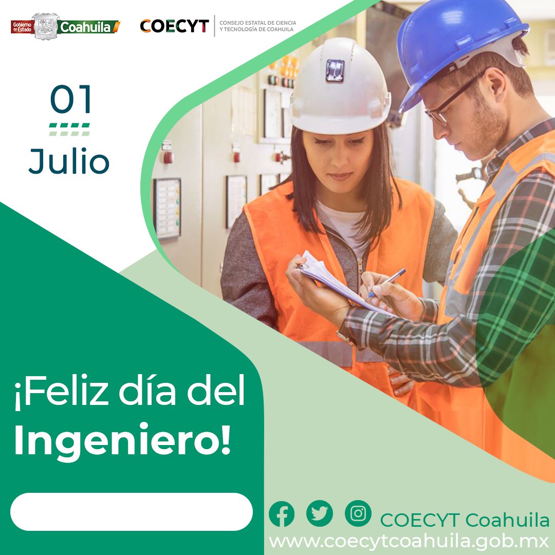 coecytcoahuila's tweet photo. Gracias por ayudarnos a construir y realizar proyectos que hacen del mundo un mejor lugar. ¡Feliz día del ingeniero! 👷‍♀️👷‍♂️

#FuerteCoahuilaEs

@GobDeCoahuila @SEducacionCoah @vmario_garza https://t.co/w9I2ezIaoC