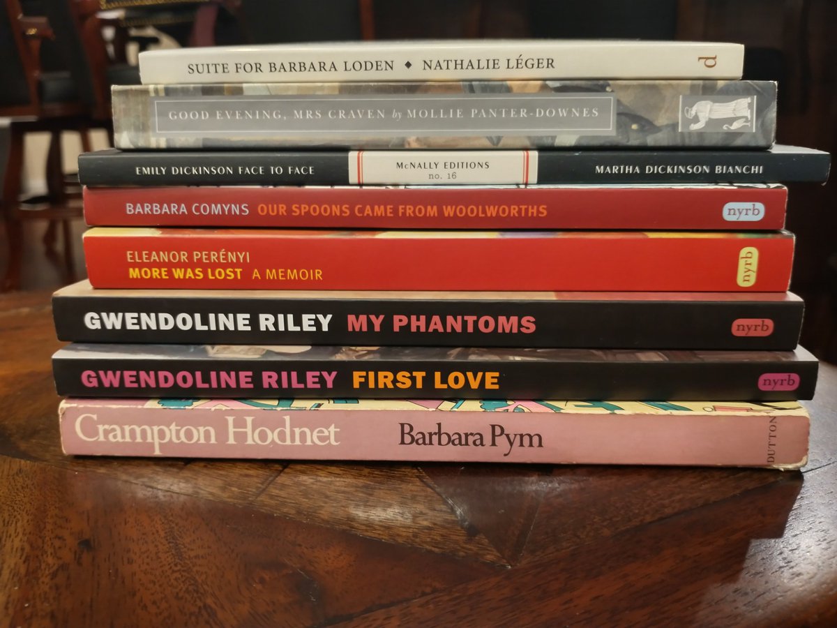 Intended to post June reads and realized I had never posted May.  Suite for Barbara Loden was my favorite, but all were very good.  Another good month of #NYRBWomen23 and the Panter-Downes dovetailed nicely with the WWII selections.