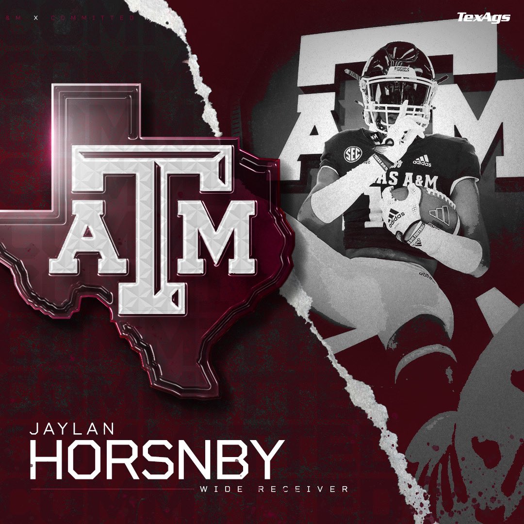 We are digging this New Jersey to Texas thing. 😎 

Welcome to Aggieland, <a href="/856_JayHorns/">Jaylan Hornsby</a> 👍
