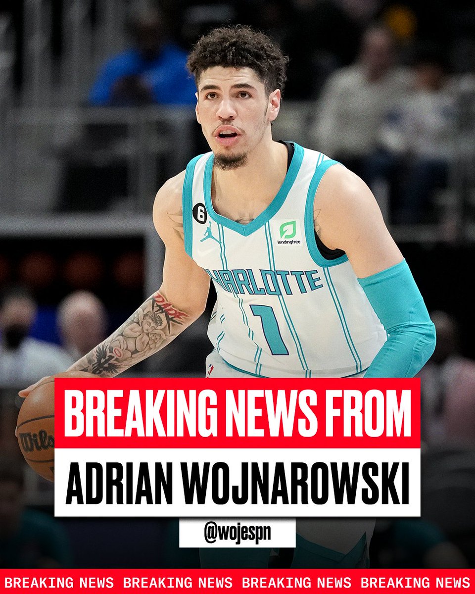 Breaking: LaMelo Ball and the Hornets have agreed in principle on a five-year designated rookie max extension that could be worth as much as $260M, his agent tells <a href="/wojespn/">Adrian Wojnarowski</a>.