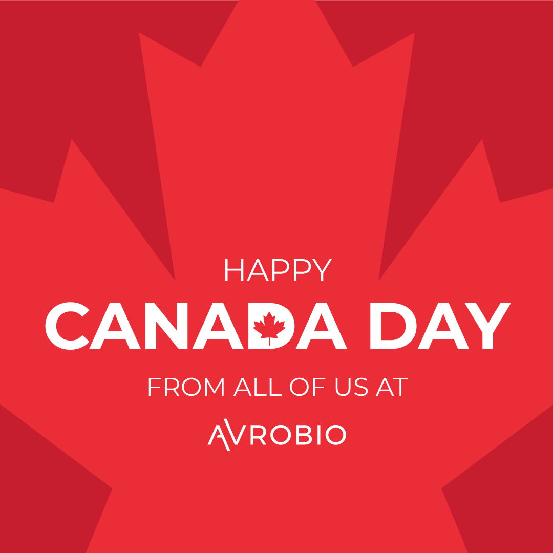 AVROBIO (@avrobio) on Twitter photo Happy #CanadaDay! We hope that everyone recognizing the holiday today has a great time celebrating with family and friends. Happy #CanadaDay! We hope that everyone recognizing the holiday today has a great time celebrating with family and friends.