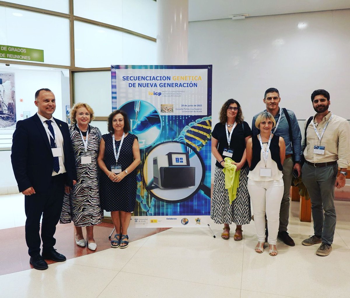 noticiassecrim's tweet photo. El #SECRIM de la @guardiacivil ha organizado el Seminario de Secuenciación de Nueva Generacion (NGS) dentro de @IUICP. Seminario en el que se han  expuesto las nuevas técnicas de secuenciación genética forense. https://t.co/rrw2E0x1XB
