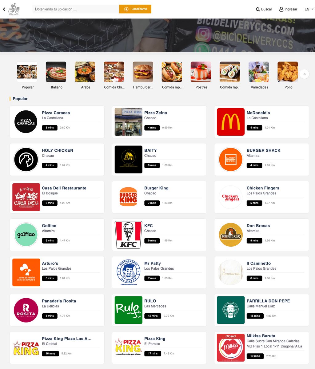 bicideliveryccs.com tenemos nueva plataforma para que pidas los que quieras #delivery #caracas