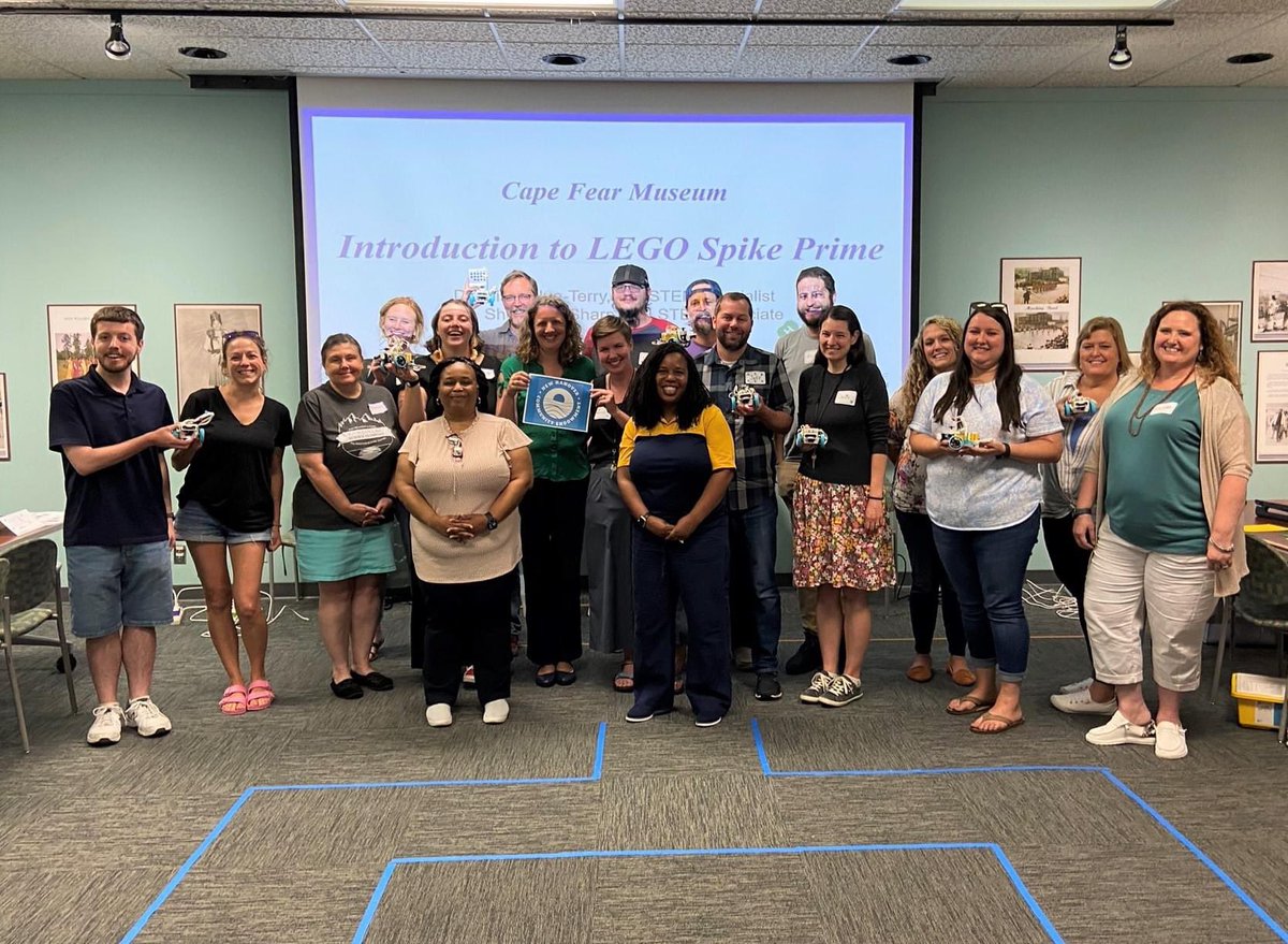 Tech_Shorty's tweet image. Had a wonderful time @capefearmuseum yesterday! We had a blast working with the museum staff and educators from the area. Thank you for having us! #STEM #Robotics