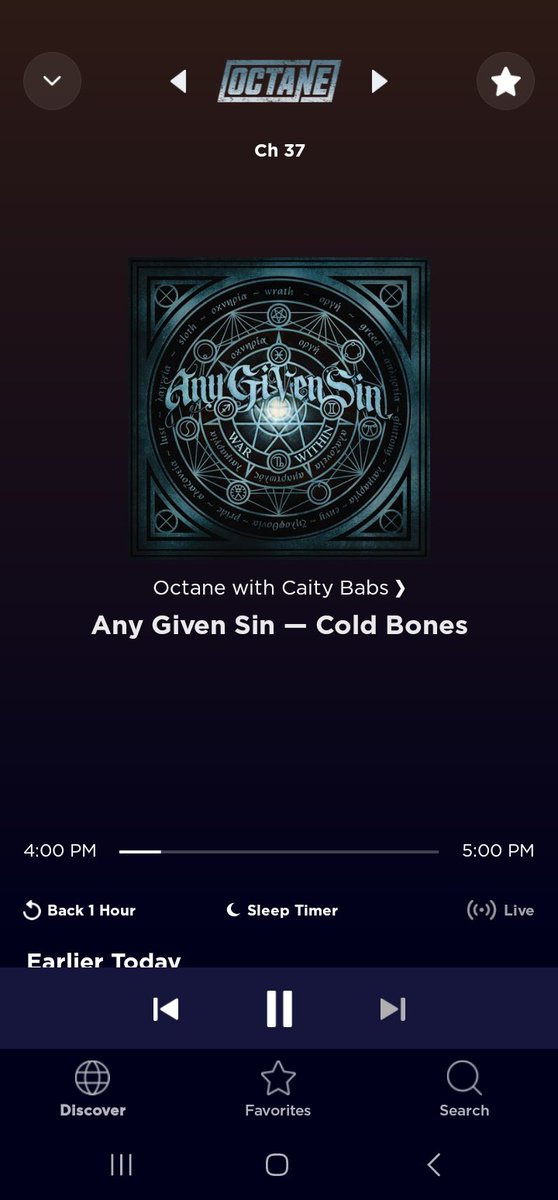 Melissa_Lynn83's tweet photo. Yes!!! Thank you @CiBabs for the spin of #ColdBones from my faves @anygivensinband!!! Can't get enough of this incredible song!!! Hoping to hear it make it's debut on #BigUns next week!!! It absolutely belongs there!!! Please keep the spins coming!! π€π€π₯ @SXMOctane #Sinner https://t.co/CwiO4mtciW