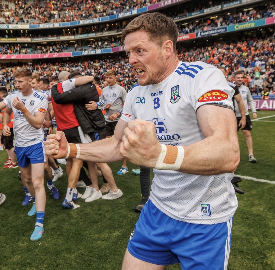 WHAT A FU**ING TEAM MONAGHAN ARE!!! Written of by the entire country game after game and yet here they are marching on to the All Ireland Semi Finals. They have beaten Armagh 9-8 after Extra Time and penalties in Croke Park. The Farney Army march on🔵⚪️ @monaghangaa