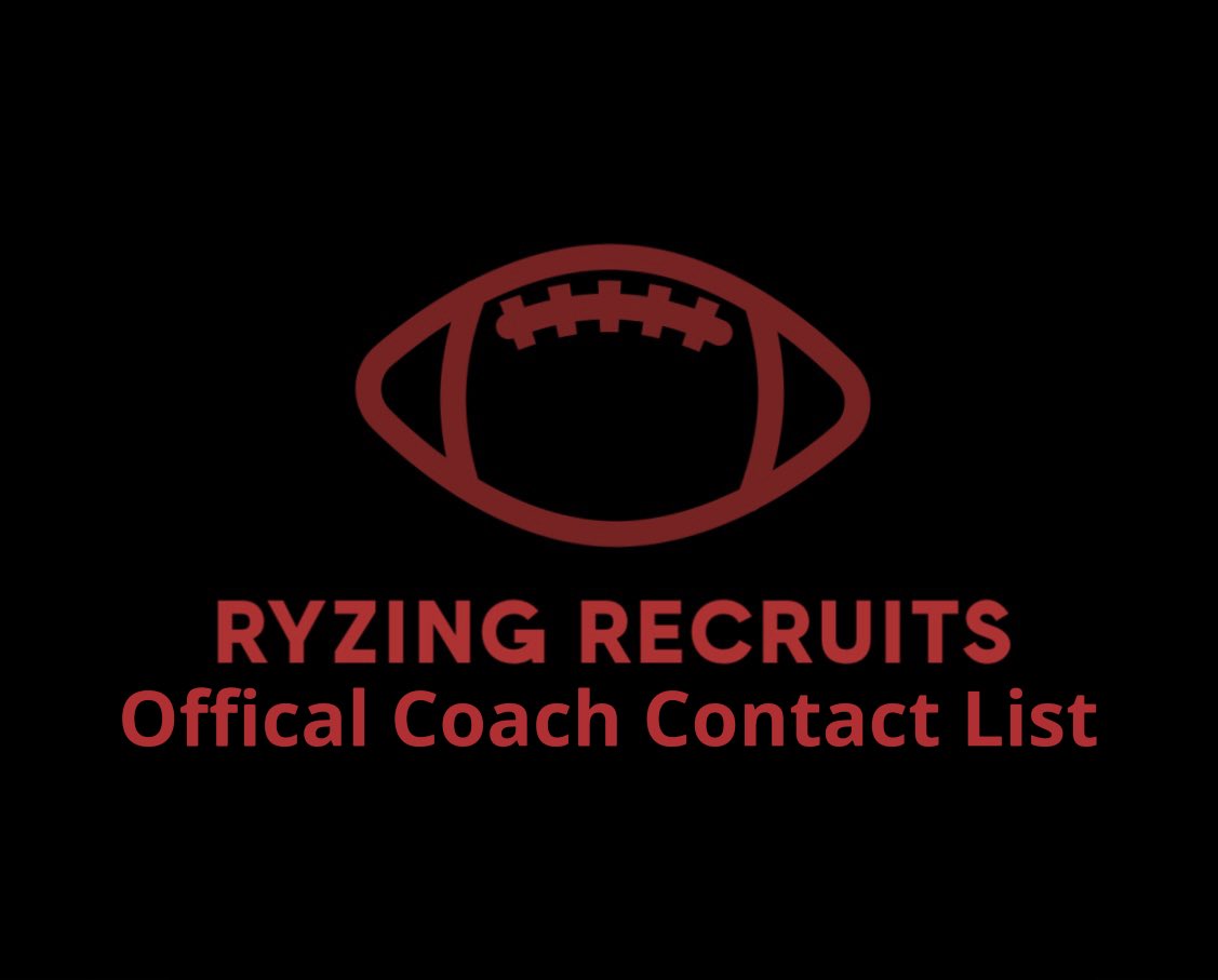 🚨SALE ALERT🚨

The Ryzing Recruits Coach Contact List had been dropped from $50 to only $15!!! It contains emails and numbers from every D1 school in the country. Please DM to purchase!!