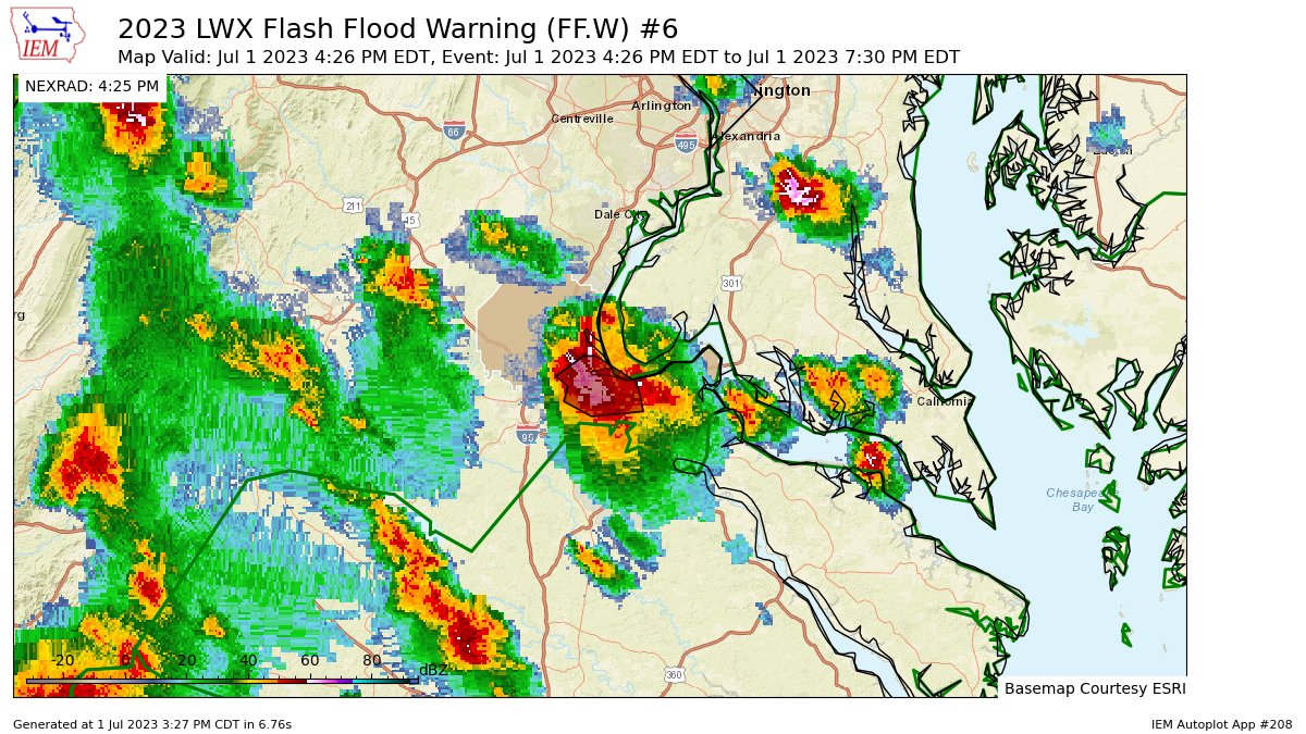 Severe Weather Alerts on Twitter "LWX issues Flash Flood Warning