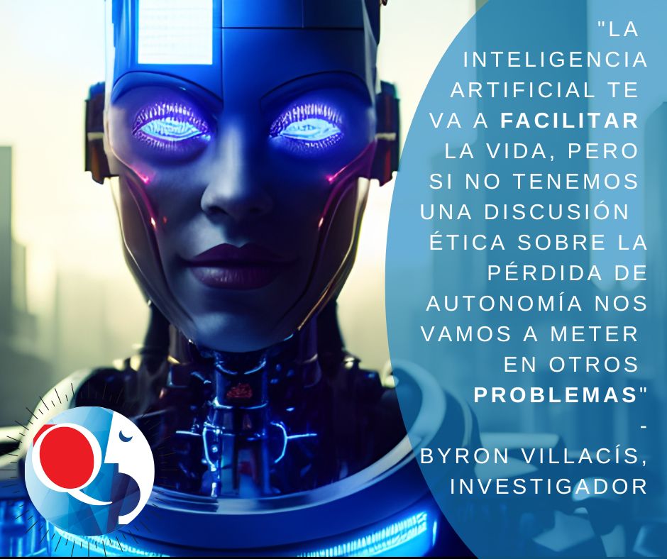 Los pros y contras de la inteligencia artificial, explicados por Byron Villacís. 
Escucha la entrevista completa aquí. 
#inteligenciaarticial #IA #AI 
🤖 fb.watch/lwhIoibx9Z/ via <a href="/FacebookWatch/">facebookwatch</a>