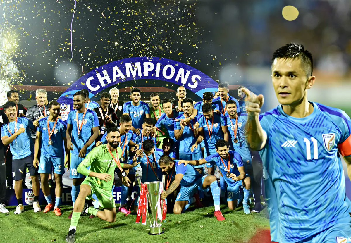 trendintweets's tweet photo. India's Dramatic Victory: SAFF Championship Final Beckons After Penalty Shootout Win Against Lebanon
#SunilChhetri #IndianFootball #Lebanon #INDvsLBN 
https://t.co/DzTDRhiBMU https://t.co/iCNsMwqA4C