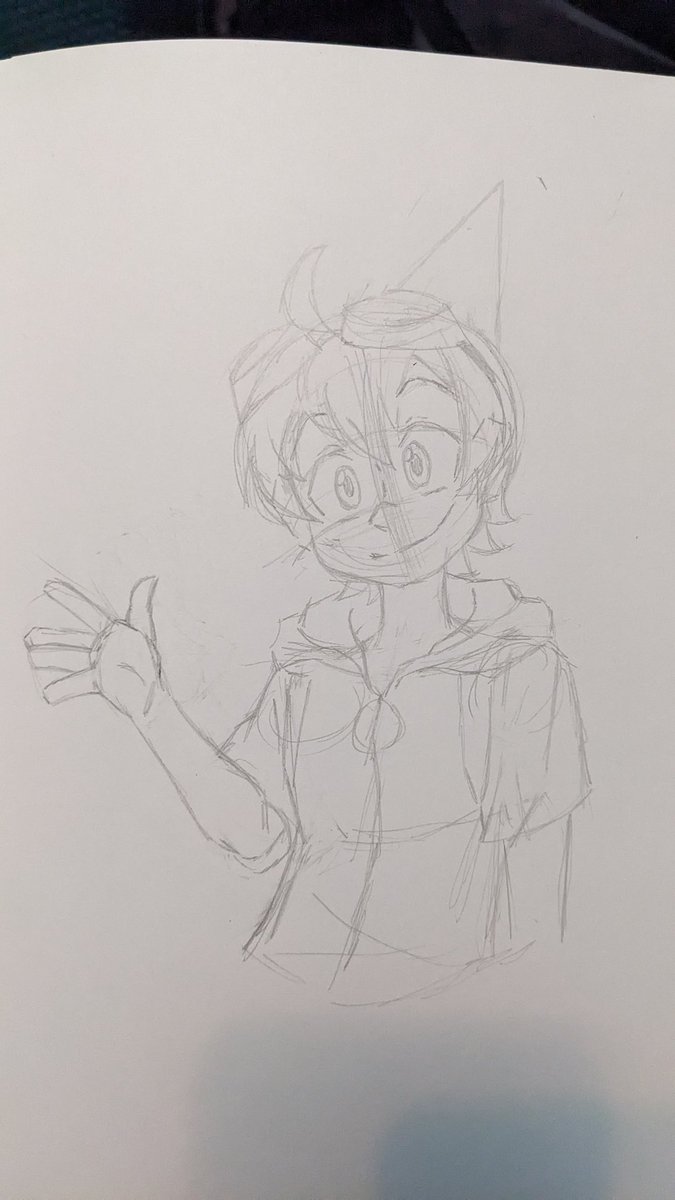 SophieSqid's tweet photo. Cause of artfight, I didn't have enough time to go all out, but here's a sketch for Haru's Birthday!! Happy Birthday #shinkaiharu #harushinkai
#appmon #applimon #digimon #digimonfanart #digimonuniverse https://t.co/omfGscDaXx