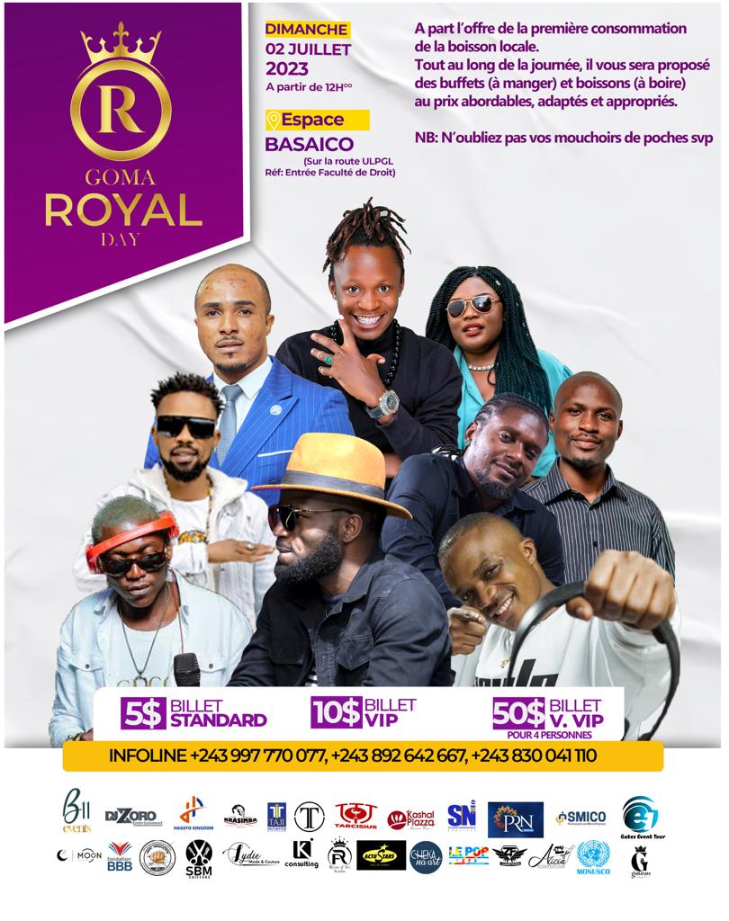 InfluenciasFoto's tweet image. C’est confirmé pour demain ! Un seul rendez-vous :Une journée culturelle :GOMA ROYAL DAY  
Un seul lieu : BASAÏCO
Une seule heure :12h à Xemps
Un seul souhait :KARIBU SANA

# GOMA ROYAL DAY