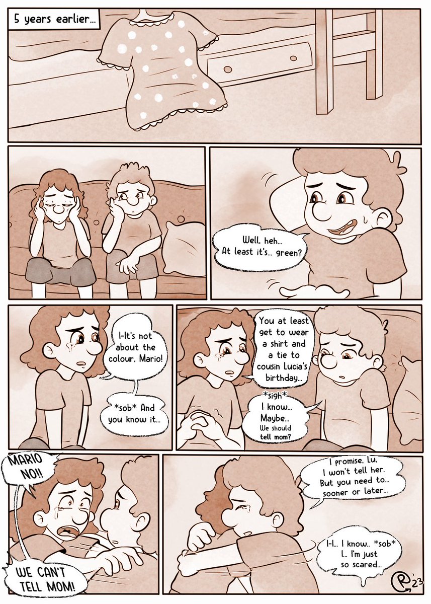 1_upboys's tweet photo. Parrotfish Pg4-5
#mariobros #SuperMarioMovie #mariofanart #supermariobros #luigi #luigifanart #cuteluigi #supermariofanart #1upboys #supermariobrothers #wholesome #Luigimybeloved #1ub #smb #marioandluigi #parrotfishcomic #transcomic #transluigi #lgbt #smbfanart #smbcomic #1upboys https://t.co/gVpn2EEtwa