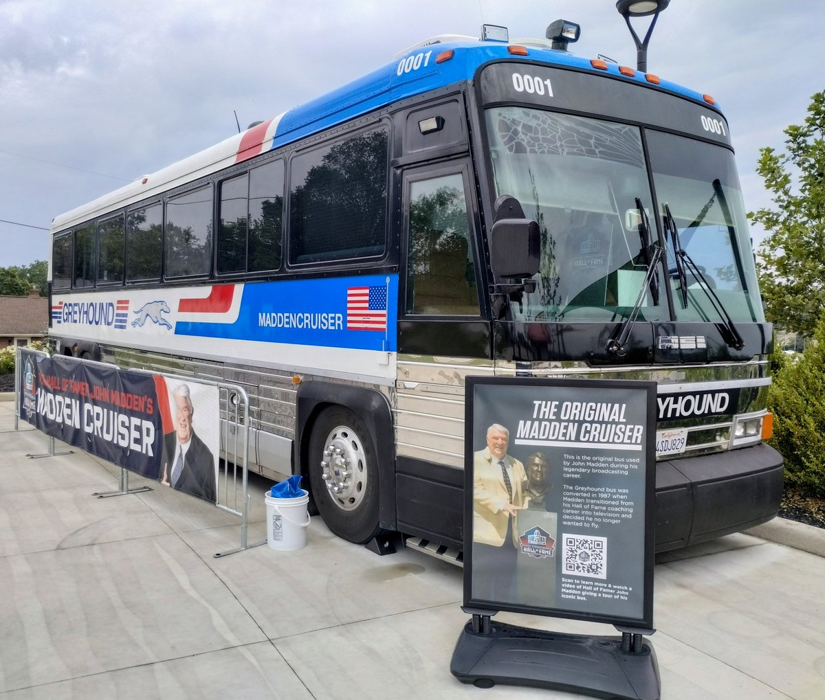 CoachBakk's tweet photo. The crème de la crème of @ProFootballHOF Village is the "Original" 1987 John #MaddenCruiser!!
(For this old duffer anyway 😎) https://t.co/hylDHdSSUn