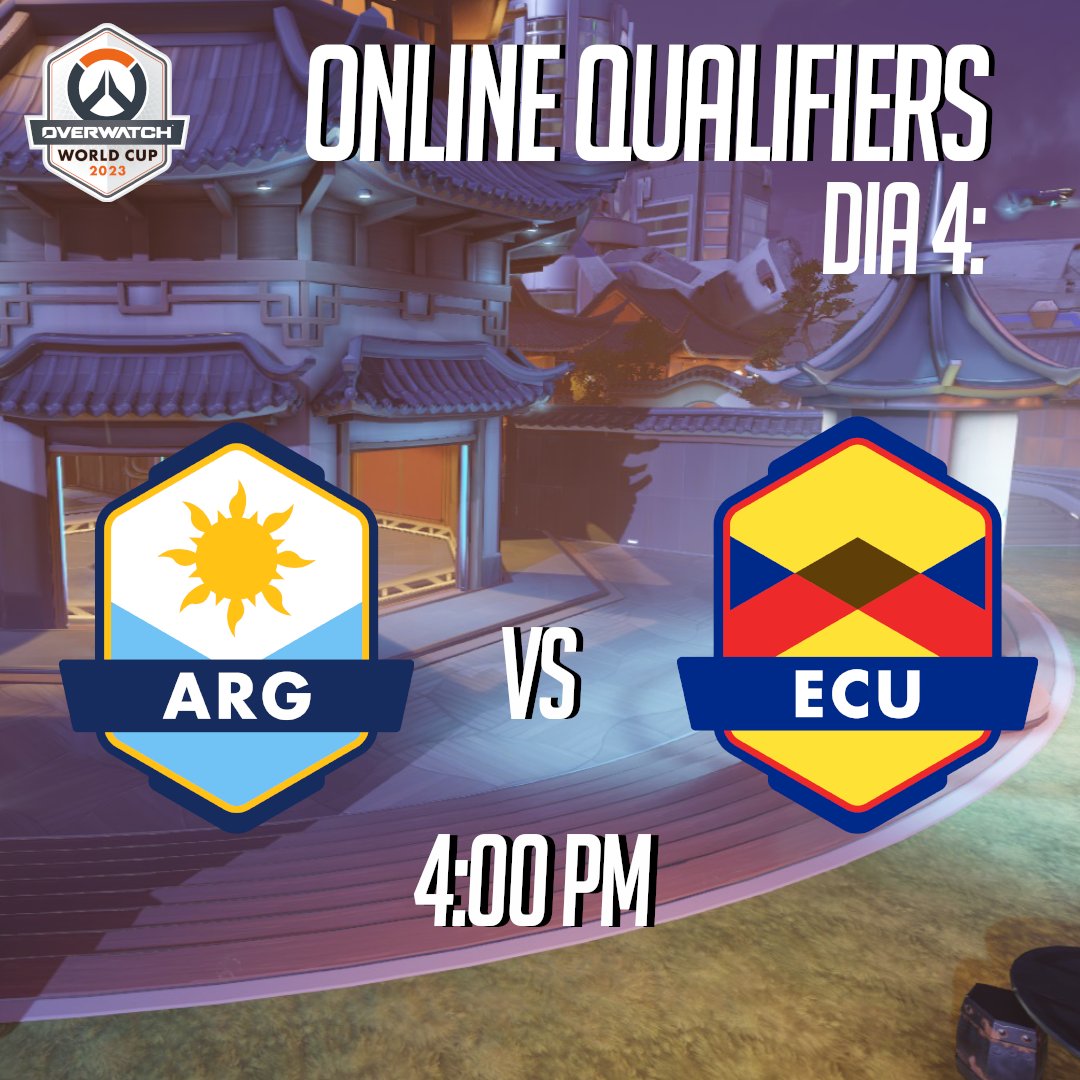 Dentro de pocos minutos nuestra selección jugara el dia 4 de los Online Qualifiers
… dejaremos todo en el juego… ¡Vamos con todo Tri! 

!Si Se Puede!
  #OWWC2023 #VamosTri #TeamEcuadorOW #Ecuador