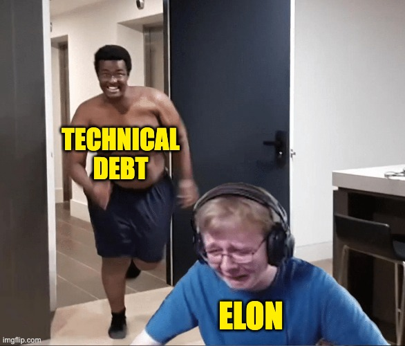 jvgraz's tweet photo. Twitter's completely broken for me, getting the #RateLimitExceeded error whenever I try to look at anything. 

Good job, Elon. This might be time to remind you that you're not Steve Jobs and never will be. https://t.co/miJyOOaBKX