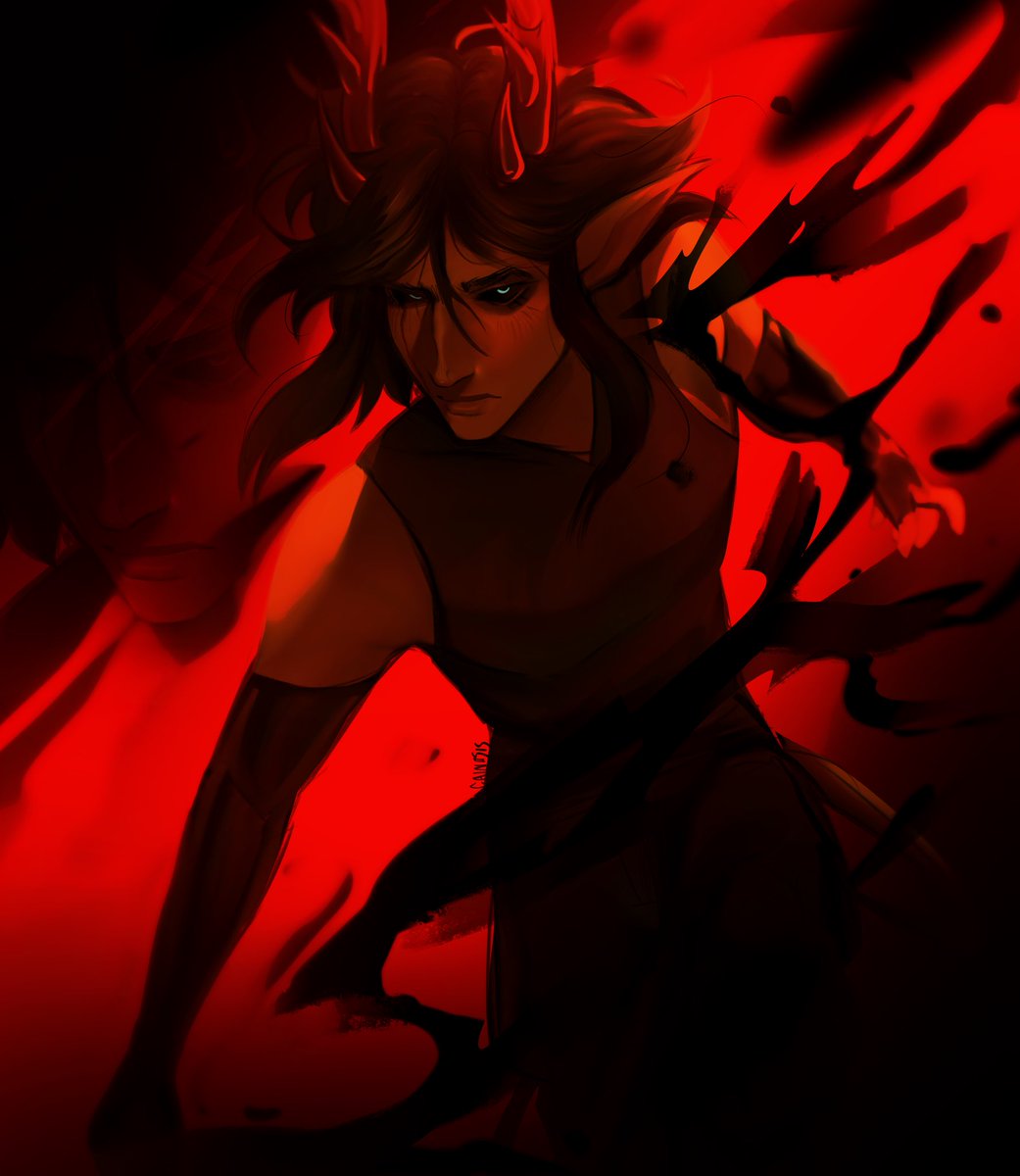 1st artfight attack done … love u bro @V11ain #artfight #teamwerewolves