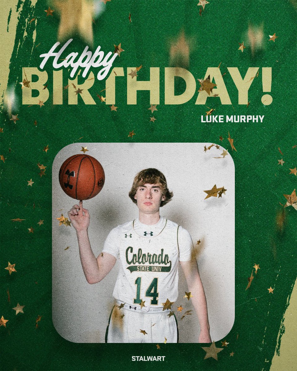 Colorado State Menโs Basketball (@csumbasketball) on Twitter photo Let's wish our guy <a href="/lukepmurphy/">Luke Murphy</a> a Happy Birthday!!! ๐ฅณ๐๐
#Stalwart x #TeamTogether Let's wish our guy <a href="/lukepmurphy/">Luke Murphy</a> a Happy Birthday!!! ๐ฅณ๐๐
#Stalwart x #TeamTogether