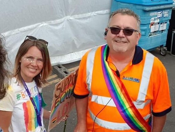 @DorsetLGBTVoice @DorsetCouncilUK @BCPCouncil You can count me in #IStandWithTrans and will proudly match at @BourneFreePride next weekend as will my scout kids! (This was us last time) happy to meet up
