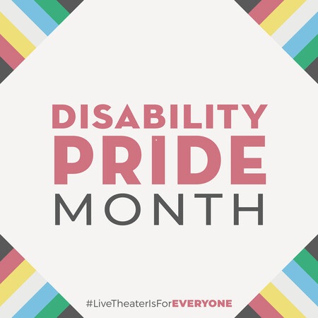 This July, we recognize and celebrate Disability Pride Month. The disability pride flag highlights diverse experiences and represents various disabilities.
#LiveTheaterIsForEveryone #DisabilityPrideMonth