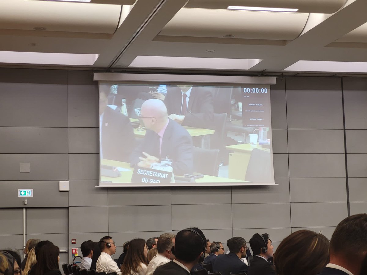 Very delighted to attend the #FATF June Plenary to pay tribute to Elisa de Anda Madrazo from Mexico who has been serving as Vice President of the FATF since 2020 until yesterday, including 2 years during my Presidency. For my laudatory speech see shorturl.at/djLX7