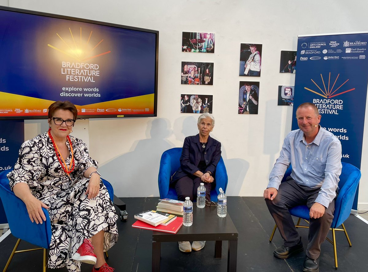 Why has it taken me so long to come to @BradfordLitFest?!It’s brilliant. 2 special events: on Afghan women, w @christinalamb Parwana Fayyaz, Rabia Nasimi; and @BritishAcademy_ event on global cultural understanding w Iraqi writer Haifa Zangana & philosopher @JulianBaggini