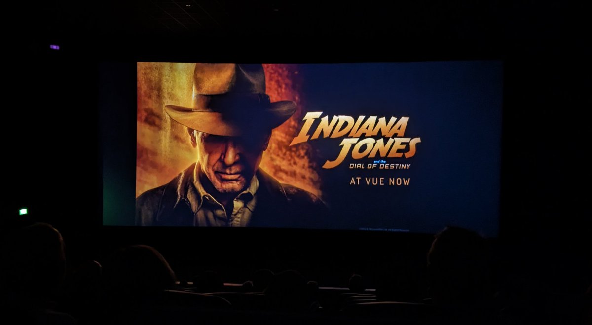 #IndianaJones #DialOfDestiny great to see Indy again. Action packed throughout with a few nudges at the privious films.