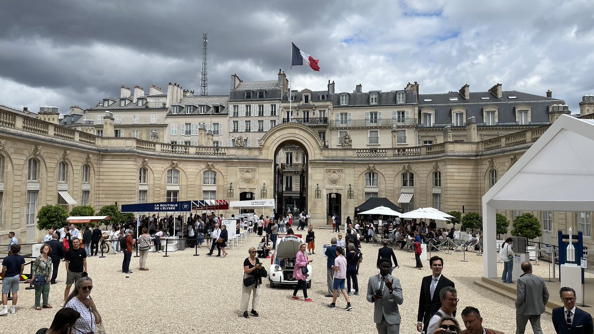 3ème édition de La Grande Exposition du Fabriqué en France 🇫🇷 au Palais de l’@Elysee 
#FabriquéEnFrance 
L’excellence du savoir-faire français 👏
#NosEntreprisesOntDuTalent 
#France2030 #FrenchFab