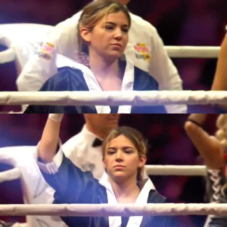 ¡¡A HUEVO!! ¡¡LA PATRONA SE COBRÓ EL ROBO!! Nuestra Rivers sorprendió al mundo siendo La Elegida y superó con autoridad a Mayichi en #LaVelada3. Decisión unánime. Después de lo que pasó contra Marina Rivers, Samy se merecía esto. Tuvo su revancha personal en la misma noche. Por