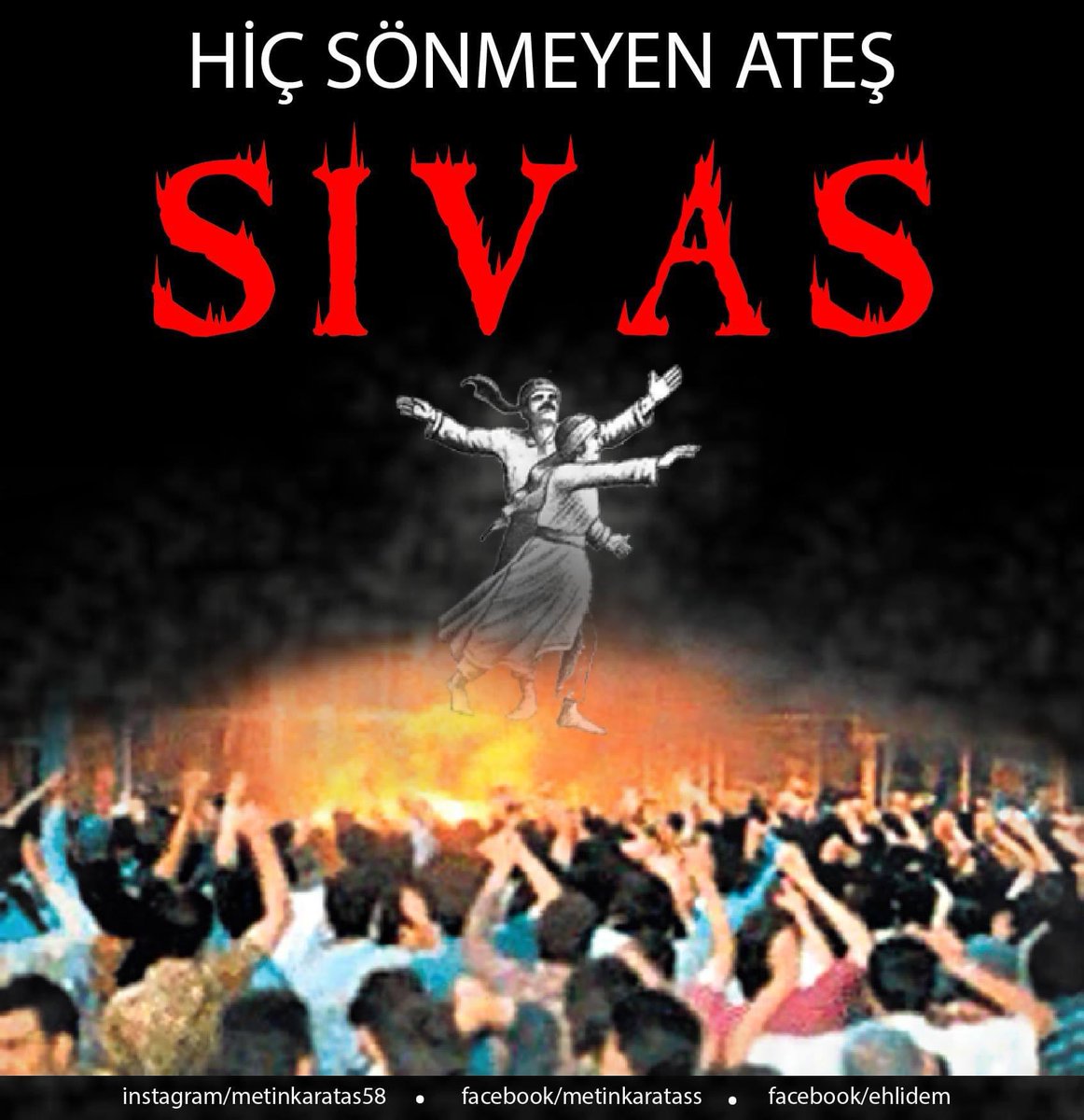 Sivas’ ın ateşi sonsuza kadar insanlığı yakacak 😢
#SivasKatliamı #unutMADIMAKlımda