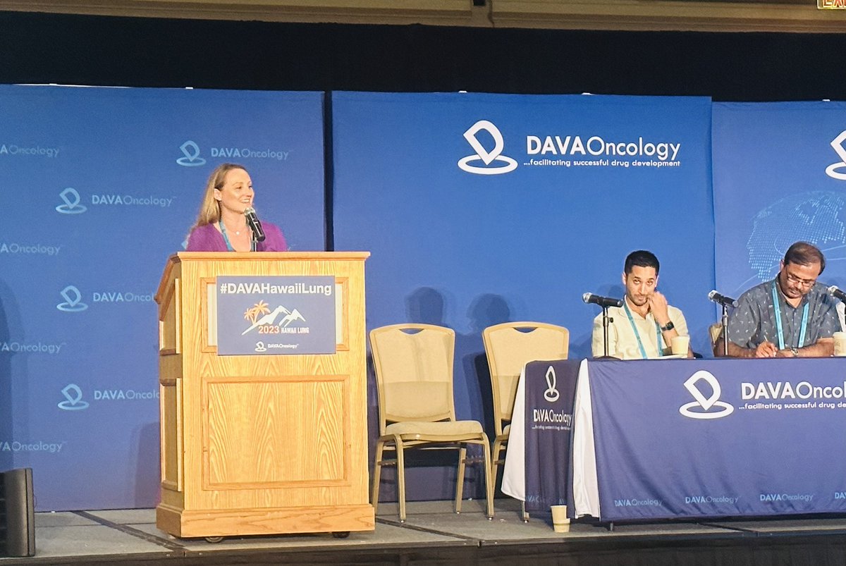 Dr. Pellini discusses ctDNA use for maintenance outcomes in patients with NSCLC treated with A + CP @DAVAOnc #DAVAHawaiiLung