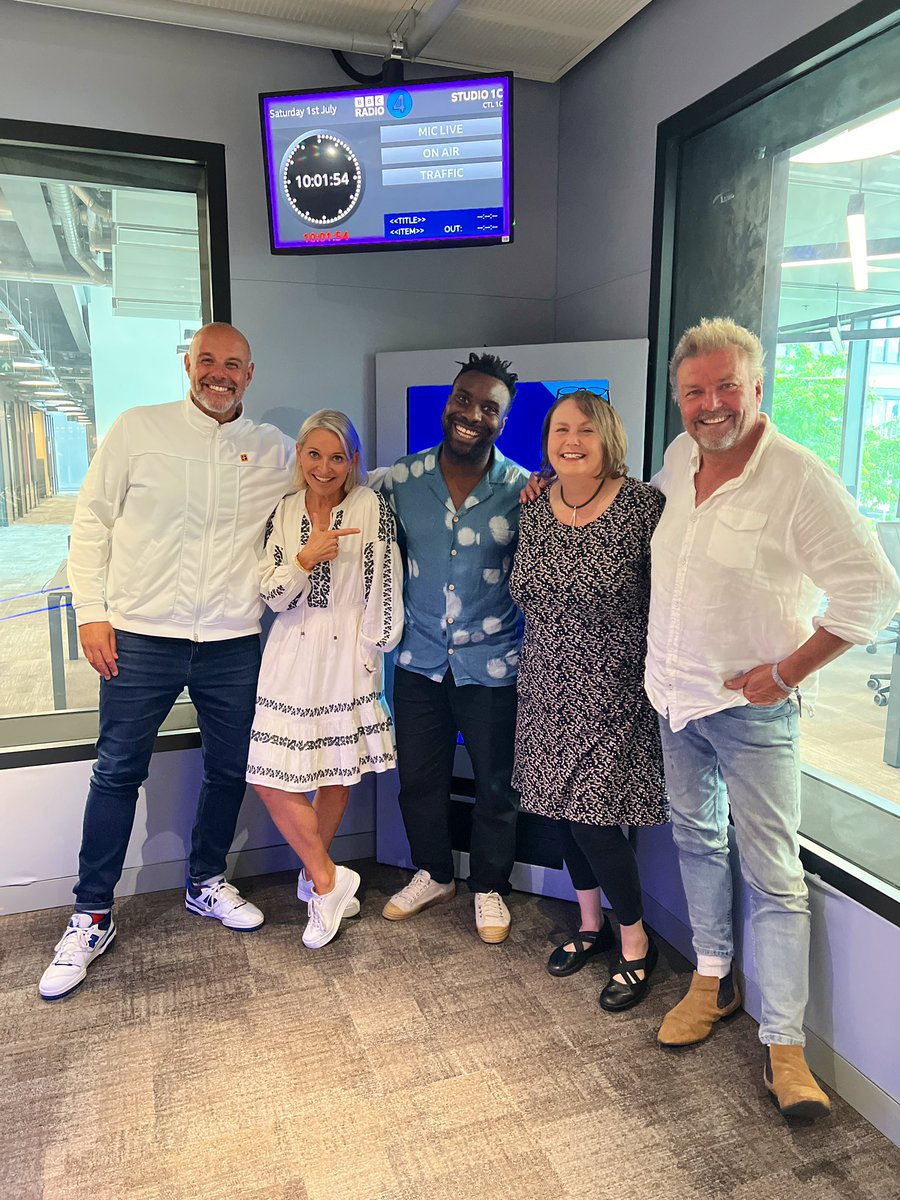 Fabulous time with the Saturday Live gang <a href="/BBCRadio4/">BBC Radio 4</a> in Cardiff.

Our studio guests <a href="/tunelesschoir/">Tuneless Choir</a> <a href="/Jimfam/">Jimi Famurewa</a> <a href="/TVMartinRoberts/">Martin Roberts</a> were a delight &amp; the amazing <a href="/SophieEB/">Sophie Ellis-Bextor</a> chose her Inheritance Tracks. 

Podcast is now <a href="/BBCSounds/">BBC Sounds</a>. 

Search Saturday Live 💙

@nikkibedi 

#bbcsaturdaylive