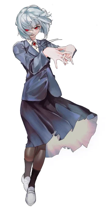 燃えない薪( )様よりご依頼の「制服姿の鵺: "斎宮"」を納品しました!