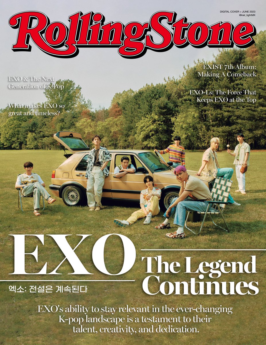 kiel_lightMK's tweet photo. EXO x ROLLING STONE MAGAZINE Digital Cover

"EXO: The Legend Continues."
EXO's ability to stay relevant in the ever-changing 
K-pop landscape is a testament to their 
talent, creativity, and dedication.

@weareoneEXO #EXO #엑소 #weareoneEXO #EXIST #EXO_EXIST https://t.co/RzqsYKgssw