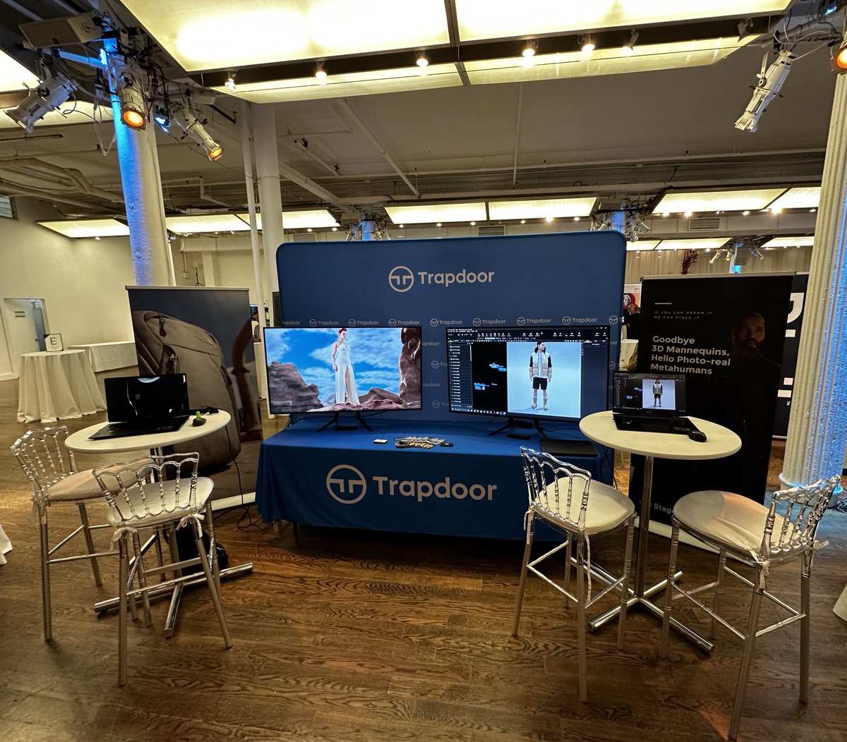 trapdoor_3D's tweet photo. Exciting times at PI Apparel New York 2023! 

#piapparel #apparel #contentcreation #3ddesign #3dproductdevelopment #3danimation #unrealengine #unrealengine5 #productdesign #interactiveexperience https://t.co/4BkjYbxjTu