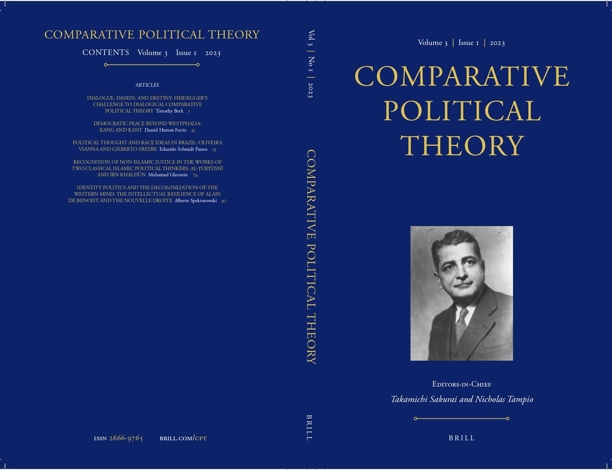 Check out the latest issue of CPT (3/1, 2023)! Thanks to Tim Berk (Toronto), Daniel F. Ferris (Newcastle), Eduardo S. Passos (UW–Madison), Mohamad Ghossein (Ottawa) &amp; Alberto Spektorowski (Tel Aviv)

<a href="/NTampio/">Nicholas Tampio</a>
<a href="/MatthewSlaboch/">Matthew Slaboch</a>
@BrillPublishing
<a href="/Brill_Social/">Brill Social Sciences ➡️ Facebook</a>

brill.com/view/journals/…