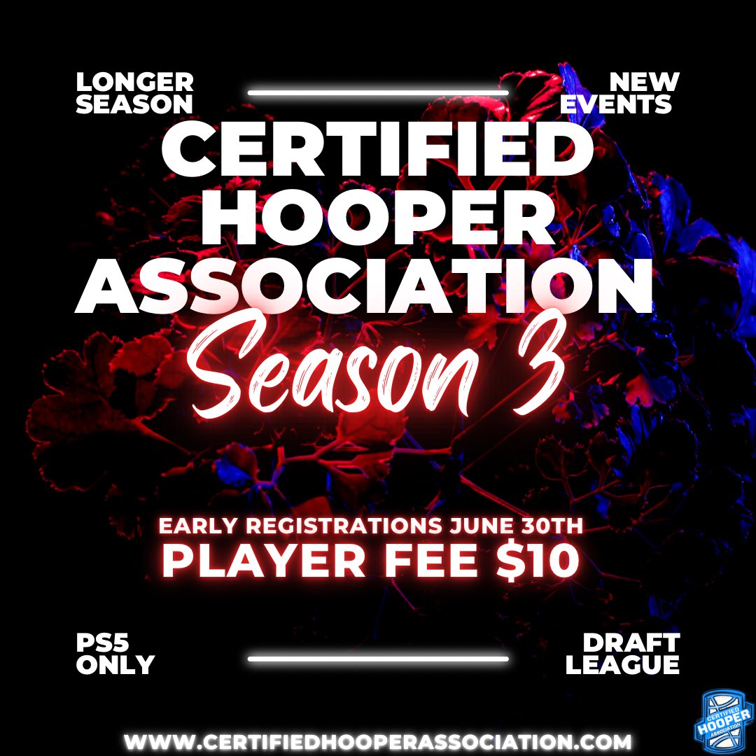 CertifiedHooperAssociation (@chassociation2k) on Twitter photo CHA FINAL SEASON FOR #NBA2k23
Player registration will start June 30th 2023, visit our website to register.
Discord link is also on our home page.
<a href="/LOAeSports/">League Of Athletes</a> <a href="/WRproamleague/">WR Pro-Am League</a> <a href="/NBA2KLeague/">NBA 2K League</a> <a href="/NBA2K/">NBA 2K</a> <a href="/JboePaid/">Jboe</a> <a href="/_BLICKSTAR_/">BLICK⭐️</a> <a href="/2kDiscord/">SQUAD FINDER | NBA2K25 LEAGUES</a> <a href="/2kProAmENews/">Elite Ballers News 📰</a> <a href="/CHA2kMic/">CHA2kMic</a> <a href="/YoungPrecise_/">PRECISE LIMITED</a> CHA FINAL SEASON FOR #NBA2k23
Player registration will start June 30th 2023, visit our website to register.
Discord link is also on our home page.
<a href="/LOAeSports/">League Of Athletes</a> <a href="/WRproamleague/">WR Pro-Am League</a> <a href="/NBA2KLeague/">NBA 2K League</a> <a href="/NBA2K/">NBA 2K</a> <a href="/JboePaid/">Jboe</a> <a href="/_BLICKSTAR_/">BLICK⭐️</a> <a href="/2kDiscord/">SQUAD FINDER | NBA2K25 LEAGUES</a> <a href="/2kProAmENews/">Elite Ballers News 📰</a> <a href="/CHA2kMic/">CHA2kMic</a> <a href="/YoungPrecise_/">PRECISE LIMITED</a>