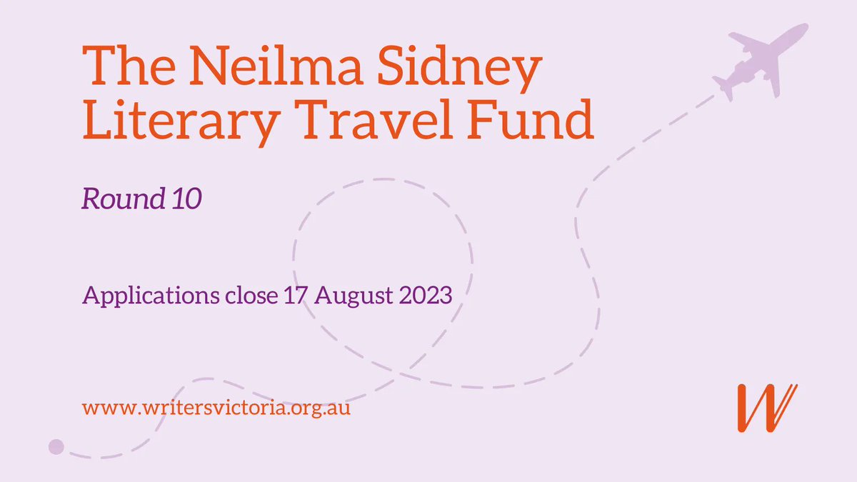Round 10 of the Neilma Sidney Literary Travel Fund is now open! The fund is for Australian writers and literary sector workers, who can apply for grants between $2k to $10k for travel-based career development.⁠ For more info &amp; to apply: buff.ly/44fDQ1u ✍️