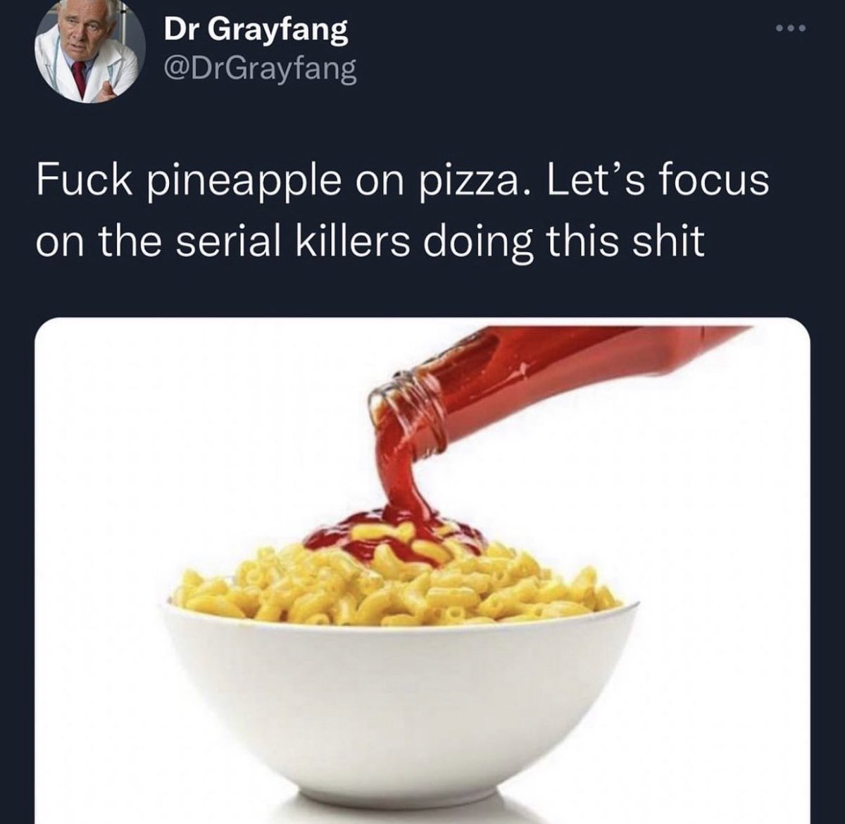 Wait… there are people out there that put ketchup on mac n cheese?!?!